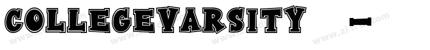 CollegeVarsity 字体字体转换